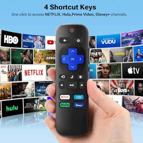 for Roku TV Remote Control Replacement