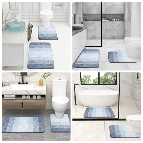 Micorfiber Bathroom Rug Set 2 Piece