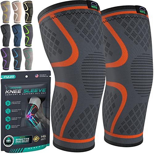 Compression Knee Brace for Women & Men (2 Count)