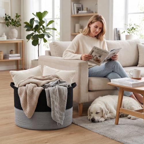 65L Large Blanket Basket