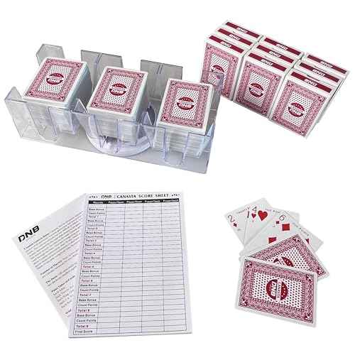 DNB Canasta Card Game Set (9 Count)