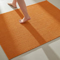 Large Bathroom Rugs Non Slip Washable Bath Rugs Super Absorbent Bathroom Rug Thin Quick Dry Low Pile Bath Mats