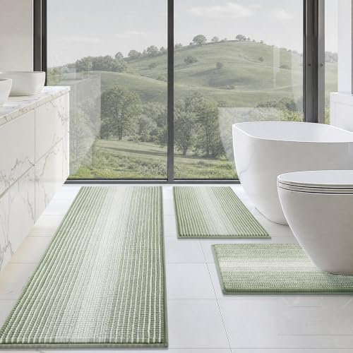 Bathroom Rugs Sets 3 Piece