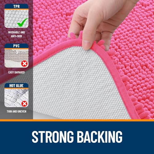Chenille Bathroom Rugs Mats Sets 2 Piece