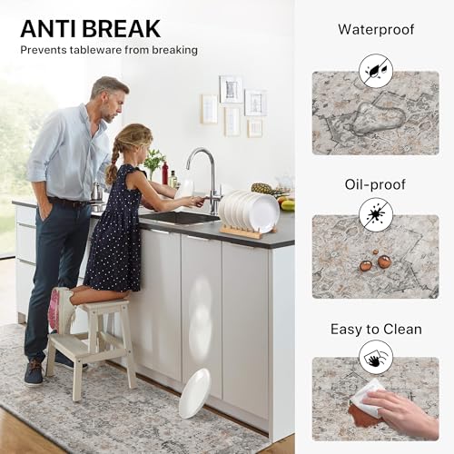 Anti Fatigue Kitchen Mats for Floor 2PCS (2 Count)