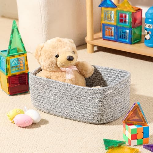 Small Storage Baskets for Organizing (3 Count)