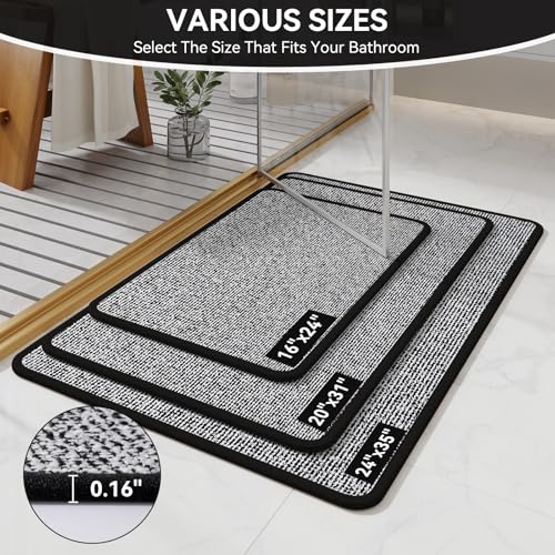 Bathroom Rugs Non Slip Washable