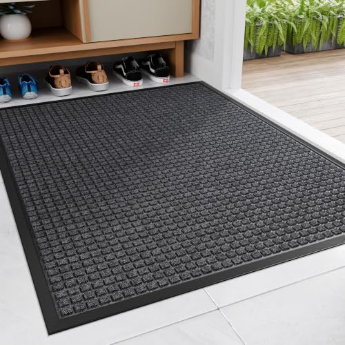3'x6' Front Door Mat Indoor Outdoor Entrance Heavy Duty Waterproof (18 Sq Ft)