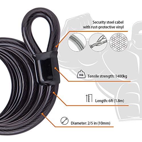 1 Pack disecu 4 Digit Combination Lock (2 Count)