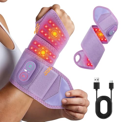 Wrist Heating Pad Red Light Massage Carpal Tunnel