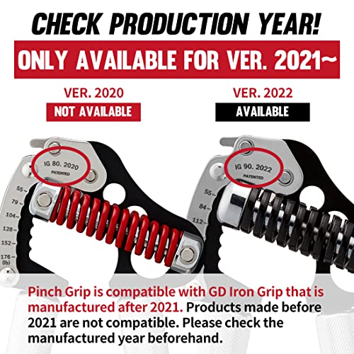 Pinch Grip trainer for GD IRON GRIP Strengthener finger thumb exerciser
