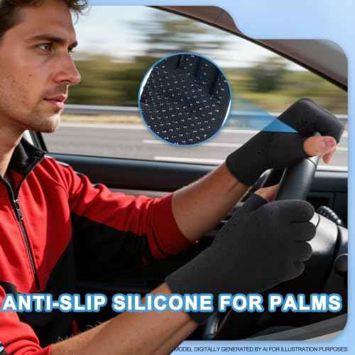 2 Pair Arthritis Compression Gloves for Hand Arthritis (2 Count)