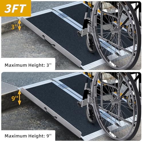 3FT Portable Wheelchair Ramp