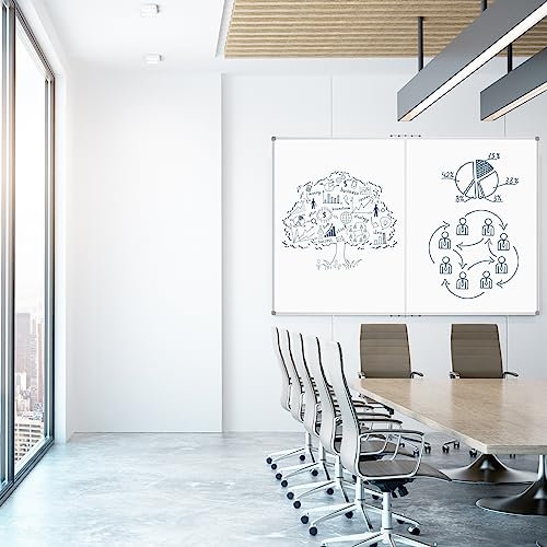 Large Magnetic 60" x 40" Dry Erase Board