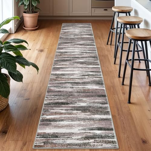 Modern Abstract Runner Rug 2x10 (24 Sq Ft)