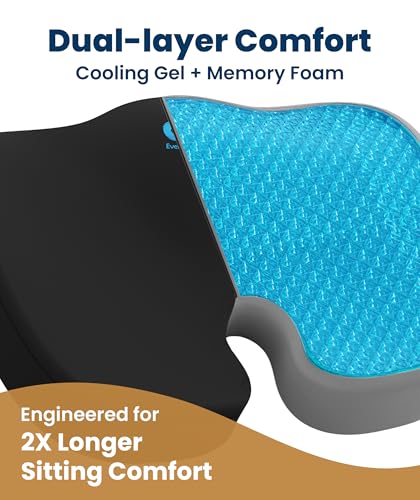Doctor Recommended Memory Foam Seat Cushion for Office Chairs & Car