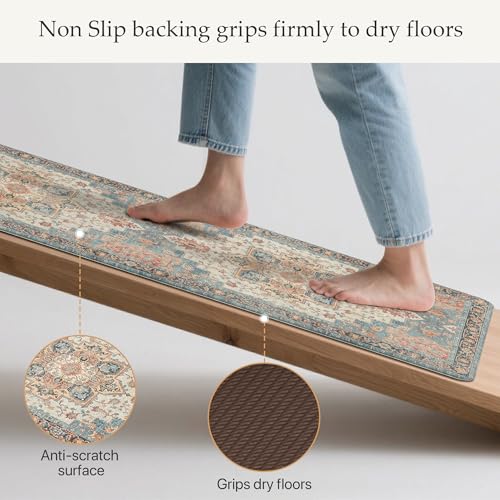 Anti Fatigue Kitchen Mats for Floor 2PCS (2 Count)