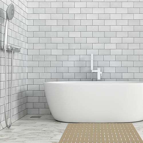 Shower Mat Non Slip Bathtub Mat 27.5 x 15.7 Inch Bath Mat for Tub