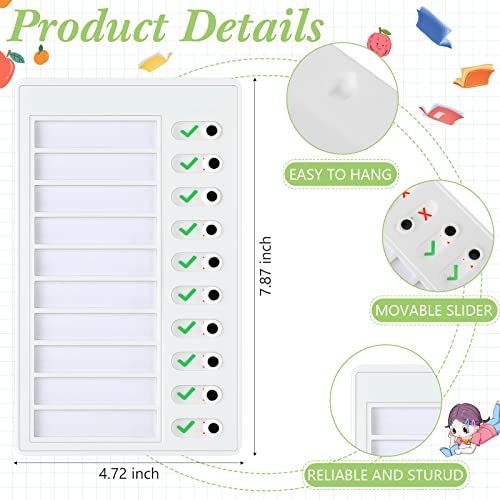 4 Pcs Blank Chore Chart Kids Chore Chart
