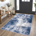 Abstract Area Rug 4x5 Ft Washable Rugs for Entryway Indoor (20 Sq Ft)