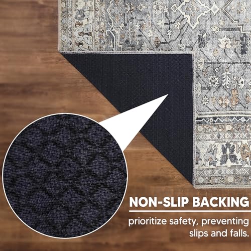 Vintage Washable Runner Rug