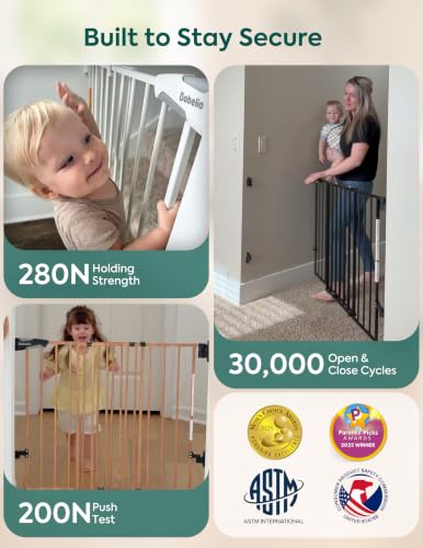 No Bottom Bar Baby Gate for Stairs