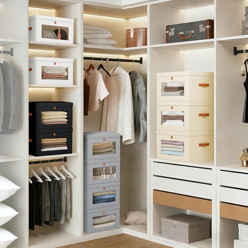 Storage Bins with Lids (6 Count)