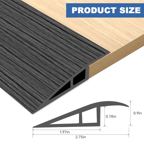 Vinyl Floor Transition Strip Self Adhesive Door Threshold Strip (3.3 Foot)