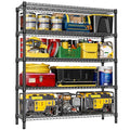5 Tier Adjustable Heavy Duty Metal Storage Shelving Unit