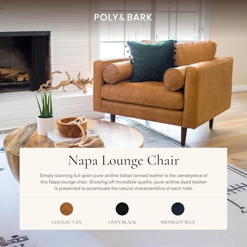 Napa Leather Accent Chairs 42"