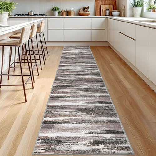 Modern Abstract Runner Rug 2.6x12 (31.2 Sq Ft)