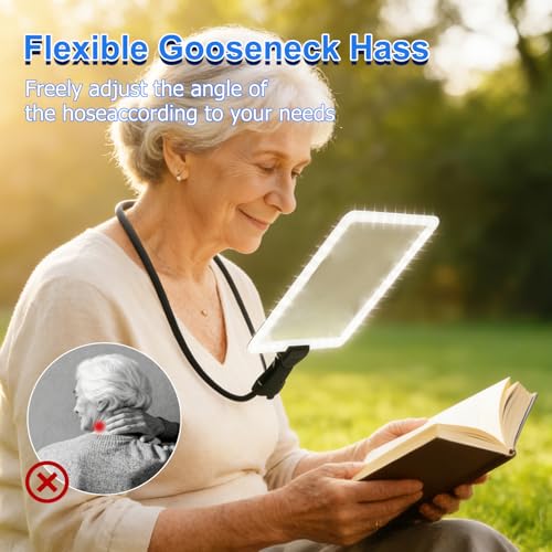 Large Hands Free Magnifying Glass with 50 Ultra