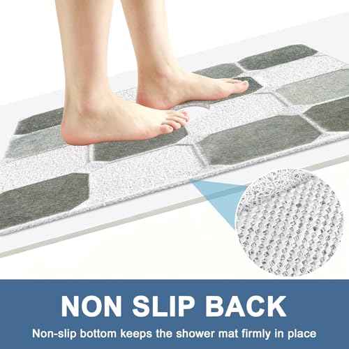 Square Shower Mat Non Slip