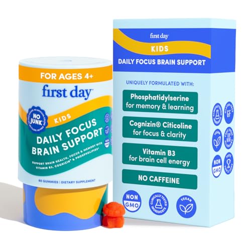 Focus Gummies for Kids with Cognizin® Citicoline (60 Count)