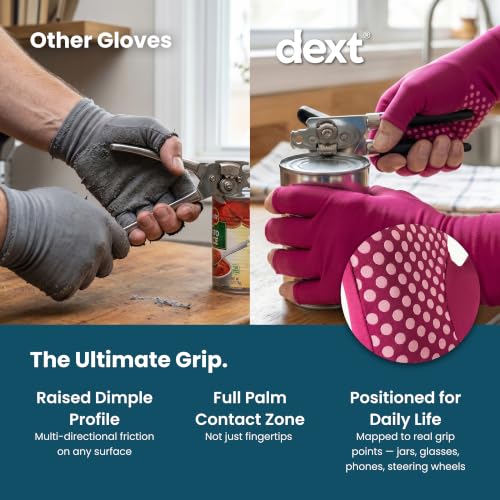 Fingerless Compression Gloves for Men & Women for Everyday Comfort & Hand Support