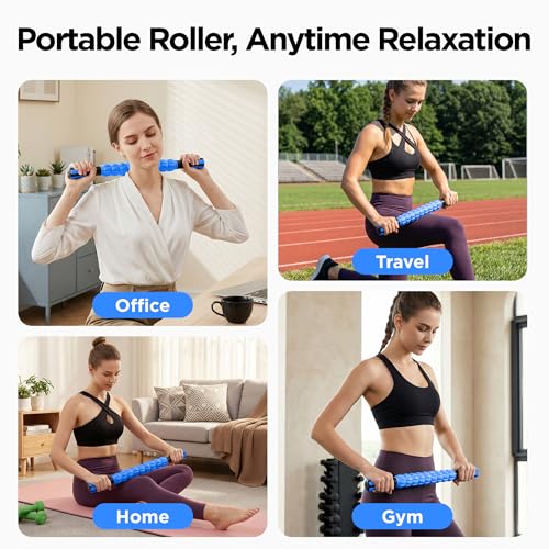 Muscle Roller & Massage Roller Stick for Athletes