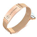 Blood THINNER Medical Alert Id Bracelet for Men Women