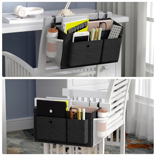 Bedside Caddy Bedside Storage Hanging Organizer for Bunk Dorm Bed Rail