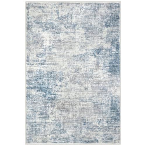 Abstract Area Rugs 6x9 Ft Washable Rugs for Living Room