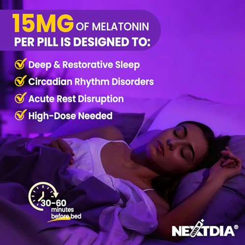 Liposomal Extended Release Melatonin 30mg Sleep Aids Supplement Pills 240ct (240 Count)