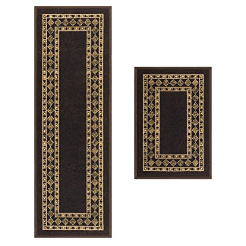 Alfombras Modern Bordered 2pc Non