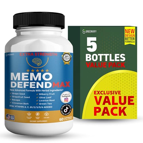 Memo Defend Max Memory Support Supplement (60 Count)