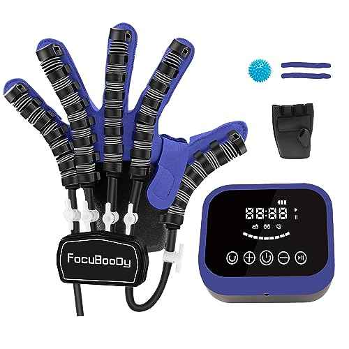 Hand Rehabilitation Robot Gloves Mobility Finger Training Equipment for Hemiplegia Stroke Cerebral Palsy Patient with USB Chargeable