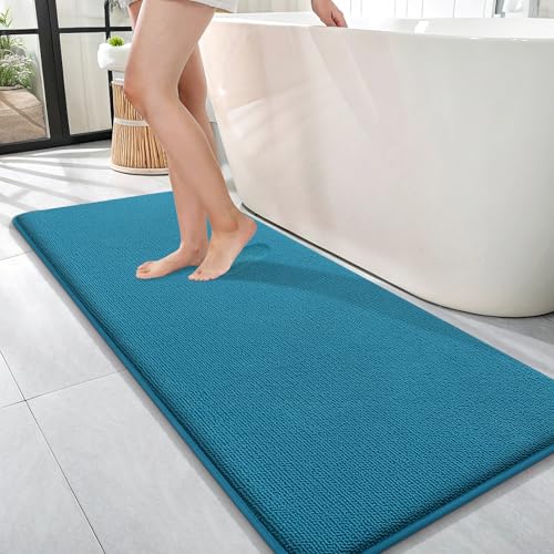Memory Foam Bathroom Runner Rugs 47x17
