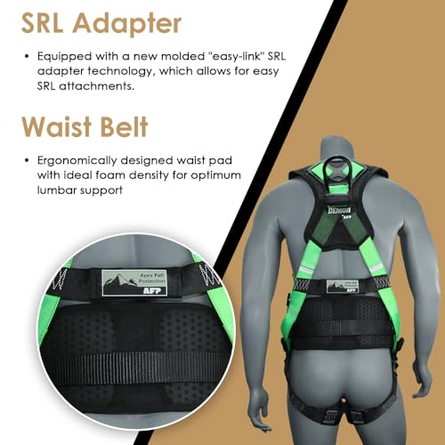 Demon Fall Protection Comfortable Safety Harness