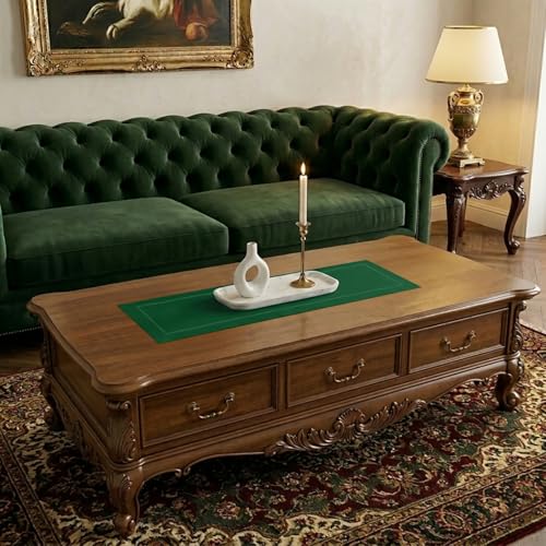 Signature Linen™ by D'Moksha Eden Green Table Runner 36 Inches
