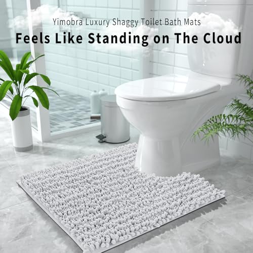 Toilet Rug U Shaped Washable 24x24 Inch