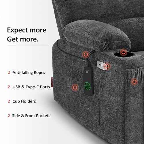 Oversized Power Lift Recliner Chair for Big and Tall Elderly