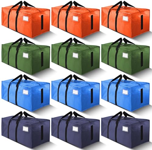 Supports 200lbs Heavy Duty Moving Bags (12 Count)