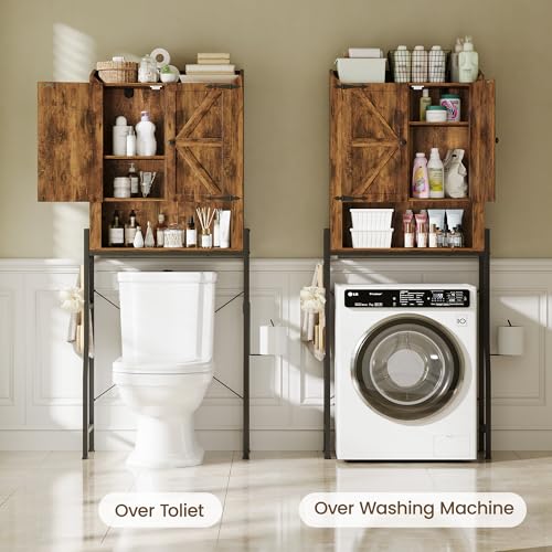 Over The Toilet Storage Cabinet with Metal Stand